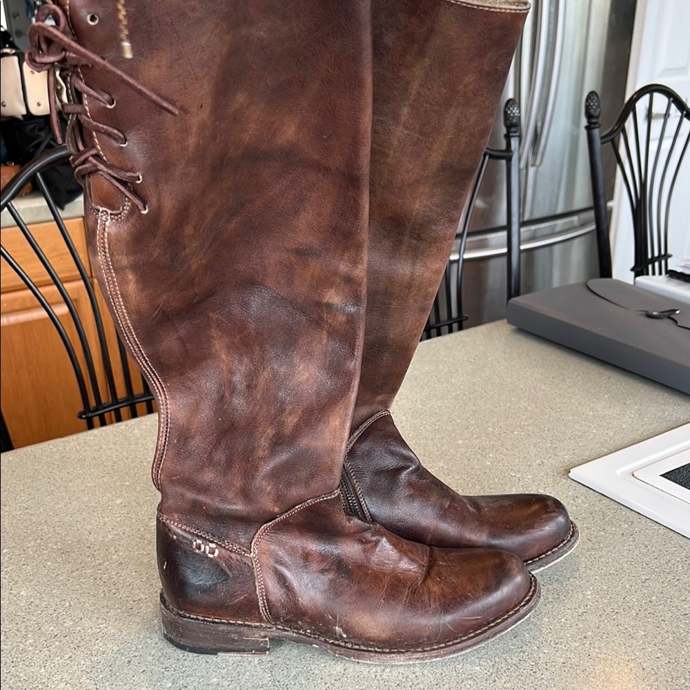 Bed Stu Brown Heeled Boots size 40